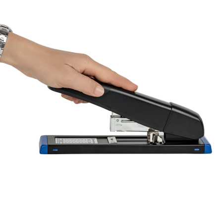 Степлер МОЩНЫЙ до 100 листов BRAUBERG "Heavy Duty Extra", скобы № 24/6-23/13, 270552 - Степлеры мощные