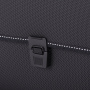 Папка-портфель пластиковая BRAUBERG "КОНСУЛ" А4 (370х280х120 мм), 2 отделения, фактура "бисер", черная, 223079 - Портфели пластиковые