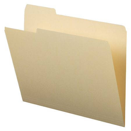 Папки-разделители картотечные А4, КОМПЛЕКТ 30 шт., 295х240 мм, бежевые, STAFF, 270938 - Папки-разделители для подвесных картотек