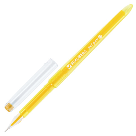 Ручки гелевые BRAUBERG DIAMOND, НАБОР 12 ЦВЕТОВ, узел 0,5 мм, линия письма 0,25 мм, 143377 - Наборы гелевых ручек