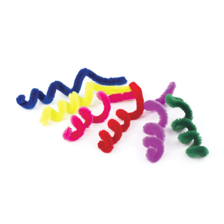 Проволока синельная для творчества "Пушистая", 6 цв., 18 шт., 1,5х30 см, ОСТРОВ СОКРОВИЩ, 661529 - Проволока синельная (пушистая)