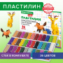 Пластилин классический BRAUBERG KIDS, 36 цветов, 720 г, стек, ВЫСШЕЕ КАЧЕСТВО, 106438 - Пластилин