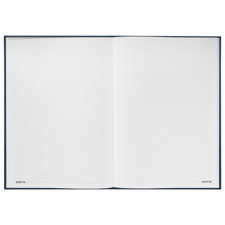 Блокнот БОЛЬШОЙ ФОРМАТ (205х290 мм) А4, 128 л., твердый, клетка, STAFF, "Good Idea", 114406 - Блокноты в книжном переплете