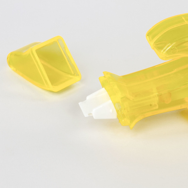 Корректирующая лента ЮНЛАНДИЯ "Гитара" 5 мм х 6 м, корпус желтый, блистер, 227798 - Корректирующие ленты