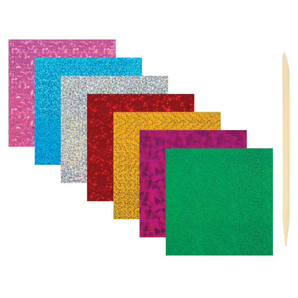 Набор для творчества 2 в 1 "Гравюра-аппликация", "В сказке", 3 основы, ЮНЛАНДИЯ, 662398 - Создание аппликаций