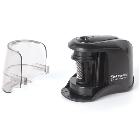 Точилка электрическая BRAUBERG "JET", питание от 4 батареек АА, спиралевидное лезвие, 228426 - Точилки электрические