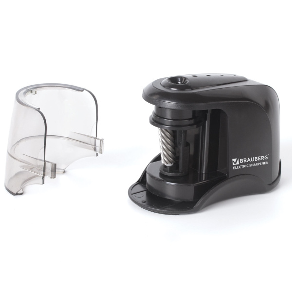 Точилка электрическая BRAUBERG "JET", питание от 4 батареек АА, спиралевидное лезвие, 228426 - Точилки электрические