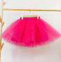 Юбка нарядная из фатина розовый неон - Юбки