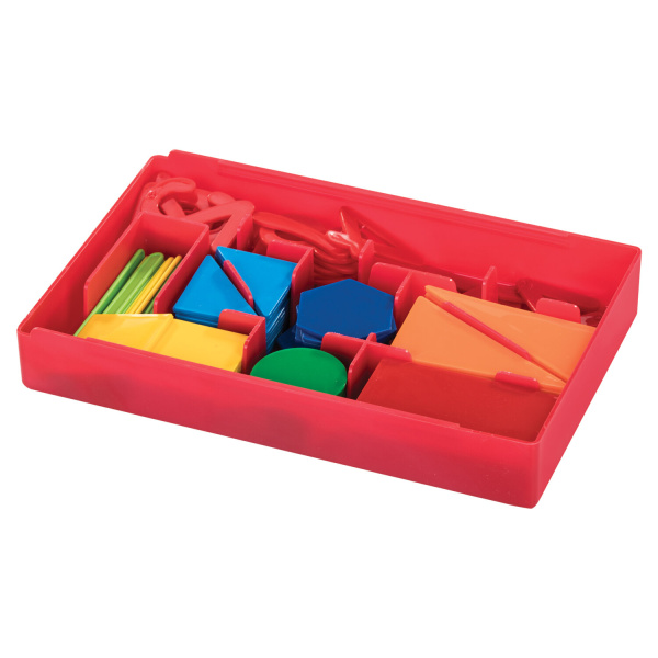 Касса цифр и счетных материалов 132 элемента, пенал, ПИФАГОР, 106146 - Кассы "Учись считать"