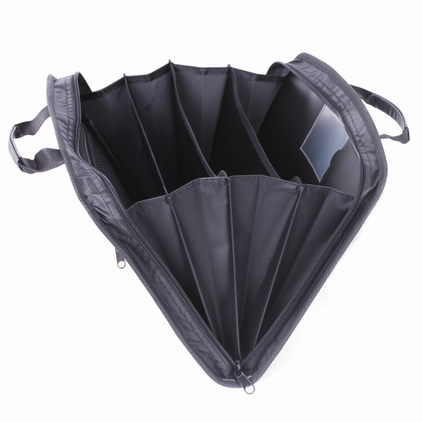 Папка-портфель пластиковая BRAUBERG А4+ (375х305х60 мм), 4 отделения, 2 кармана, серая, 228685 - Портфели пластиковые