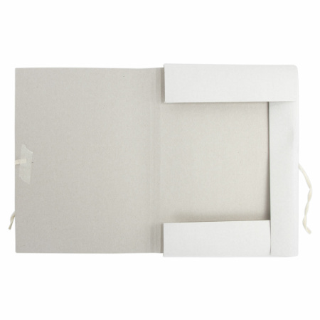 Папка для бумаг с завязками картонная ОФИСМАГ, гарантированная плотность 280 г/м2, до 200 листов, 124569 - Папки картонные с завязками