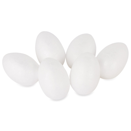 Пенопластовые заготовки для творчества "Эллипсы", 6 шт., 40 мм, ОСТРОВ СОКРОВИЩ, 661353 - Заготовки и основы для творчества