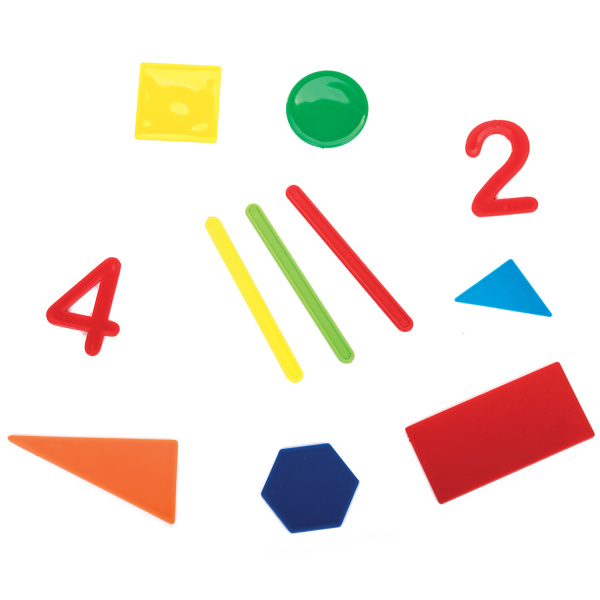 Касса цифр и счетных материалов 132 элемента, пенал, ПИФАГОР, 106146 - Кассы "Учись считать"