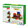 Магнитный конструктор MEGA MAGNETIC BUILD BLOCKS-129 "Построй дом", 129 деталей, BRAUBERG KIDS, 663850 - Магнитный конструктор