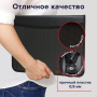 Папка на молнии пластиковая BRAUBERG, А4, 350х282х33 мм, 2 отделения, 4 кармана, бизнес-класс, черная, 225166 - Папки пластиковые с отделениями