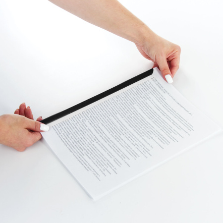 Скрепкошины для быстрого переплета BRAUBERG, КОМПЛЕКТ 10 шт., ширина 10 мм (до 50 листов), ЧЕРНЫЕ, 228324 - Механизмы для скоросшивания