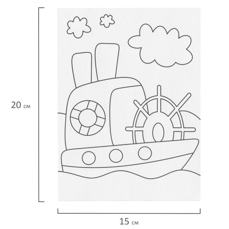 Набор для творчества "Картина из цветного песка", "Транспорт", 2 самоклеящиеся основы 20х15 см, 662367 - Изготовление фресок