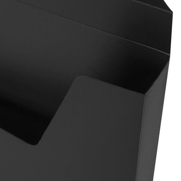 Портфель пластиковый STAFF А4 (320х225х36 мм), без отделений, черный, 229241 - Портфели пластиковые