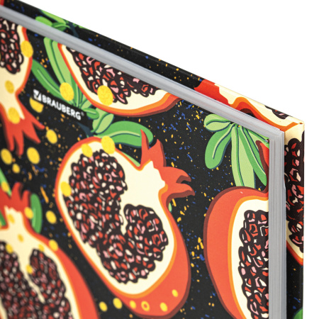 Дневник 5-11 класс 48 л., твердый, BRAUBERG, блестки, с подсказом, "Гранаты", 106639 - Дневники для старших классов