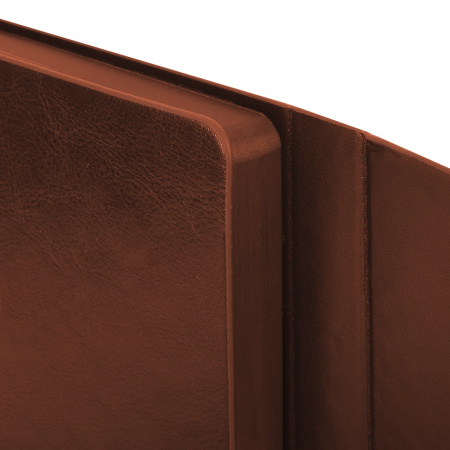 Ежедневник недатированный А5 (148х218 мм), GALANT "Magnetic", кожзам, магнитный клапан, 160 л., коричневый, 111880 - Ежедневники с покрытием "под кожу и ткань"