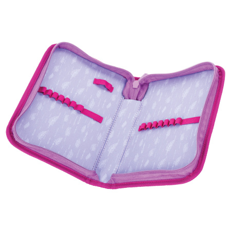 Пенал BRAUBERG, 1 отделение, полиэстер, 21х14 см, "Plumage", 270304 - Пеналы каркасные