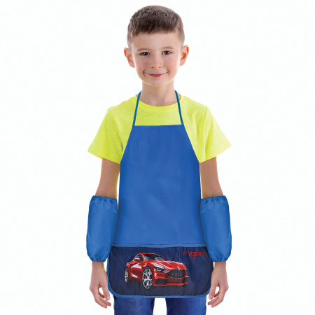 Фартук с нарукавниками BRAUBERG, 45x54 см, 3 кармана, "Rapid style", 271052 - Аксессуары для рисования