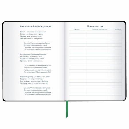 Дневник 1-11 класс 48 л., кожзам (твердая с поролоном), флуоресцентный, BRAUBERG, "Avocado", 106200 - Дневники универсальные