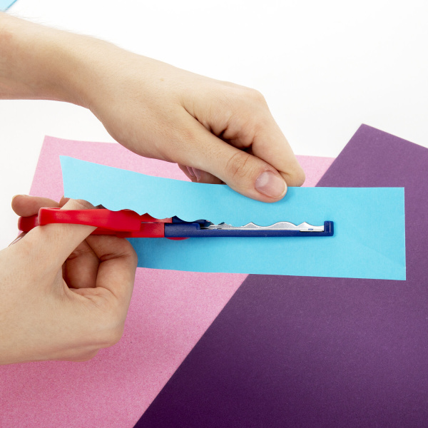 Ножницы ОСТРОВ СОКРОВИЩ, 165 мм, 5 сменных фигурных лезвий, в блистере, 236782 - Ножницы детские