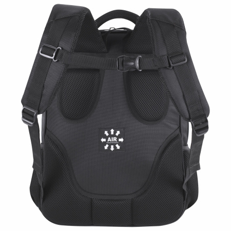 Рюкзак BRAUBERG "Relax 3", 35 л, размер 46х35х25 см, ткань, черный, 224455 - Рюкзаки с отделением для ноутбука