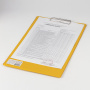 Доска-планшет BRAUBERG "Comfort" с прижимом А4 (230х350 мм), картон/ПВХ, РОССИЯ, ЖЕЛТАЯ, 222662 - Планшеты и клипборды