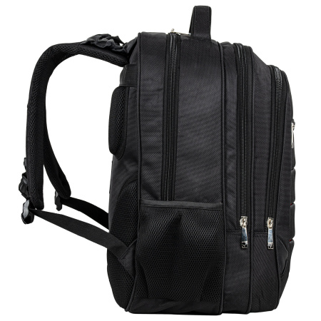 Рюкзак BRAUBERG "Flagman", размер 46х35х25 см, 35 л, ткань, черно-красный, 224454 - Рюкзаки с отделением для ноутбука