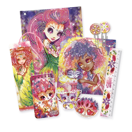 Серия Petulia. Набор для творчества для декорирования стразами по номерам "Мерцание звёзд" - Картины по номерам