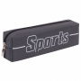 Пенал BRAUBERG, 1 отделение, полиэстер, "Sport", серый, 19х4х6 см, 270268 - Пеналы мягкие