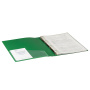 Папка на 4 кольцах, ширина 25 мм, BRAUBERG EXTRA, до 170 листов, ЗЕЛЕНАЯ, 0,7 мм, 270546 - Папки на кольцах