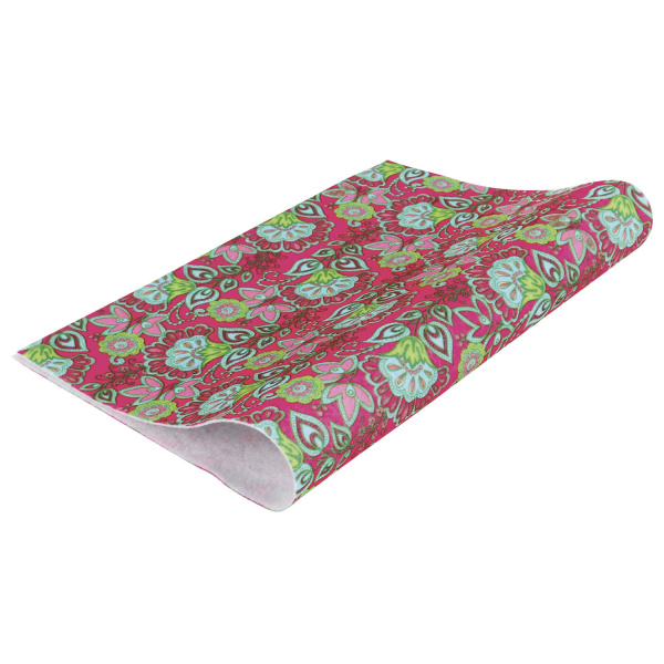 Цветной фетр для творчества, А4, ОСТРОВ СОКРОВИЩ, с рисунком, 5 листов, 5 цветов, толщина 2 мм, "Цветы", 660648 - Фетр