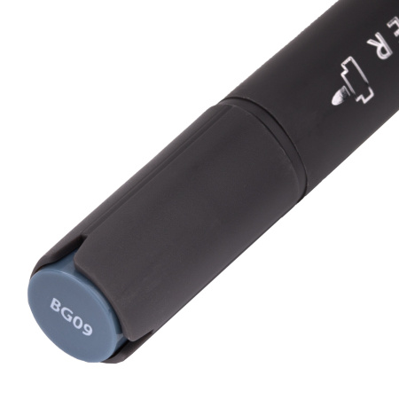 Маркер для скетчинга двусторонний 1 мм - 6 мм BRAUBERG ART CLASSIC, СЕРО-ГОЛУБОЙ 9 (BG09), 151882 - Скетчмаркеры поштучно