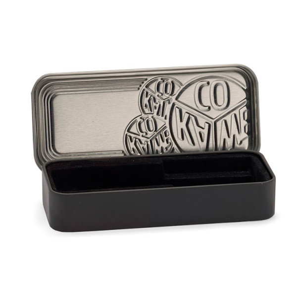 Жестяной футляр KAWECO для коротких ручек черный - Чехол для ручки