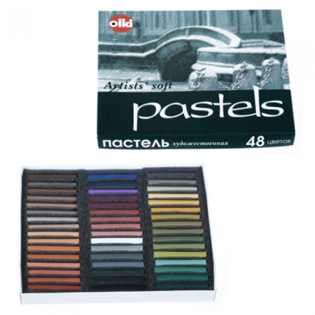 Набор пастели "Графика", 48 цветов, в картоне - Пастель художественная в наборах