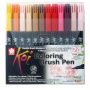 Набор маркеров акварельных "Color Set 24" Koi Sakura, 24цв - Аквамаркеры