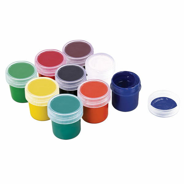 Гуашь BRAUBERG "АКАДЕМИЯ КЛАССИЧЕСКАЯ ЭКСТРА", 9 цветов по 20 мл, 192372 - Краски для детского творчества