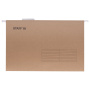 Подвесные папки A4/Foolscap (404х240 мм) до 80 л., КОМПЛЕКТ 10 шт., крафт-картон, STAFF, 270937 - Подвесные папки Foolscap