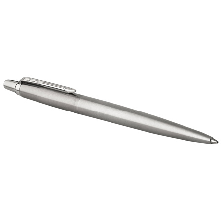 Ручка гелевая PARKER "Jotter Stainless Steel CT", корпус серебристый, детали из нержавеющей стали, черная, 2020646 - Ручки гелевые подарочные