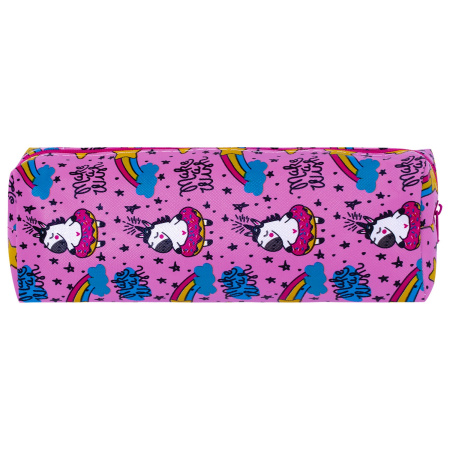 Пенал-косметичка ПИФАГОР, мягкий, "UNICORN", прямоугольный, 20х7х4 см, 229265 - Пеналы мягкие