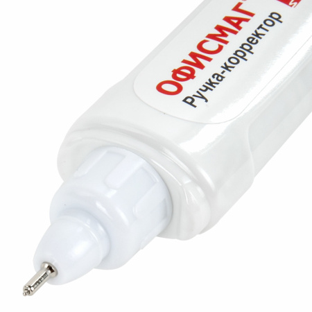 Ручка-корректор ОФИСМАГ, 12 мл, металлический наконечник, 225216 - Корректирующие ручки