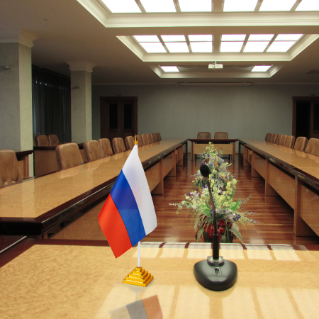 Флаг России настольный 14х21 см, без герба, BRAUBERG/STAFF, 550184, RU22 - Флаги и знамена