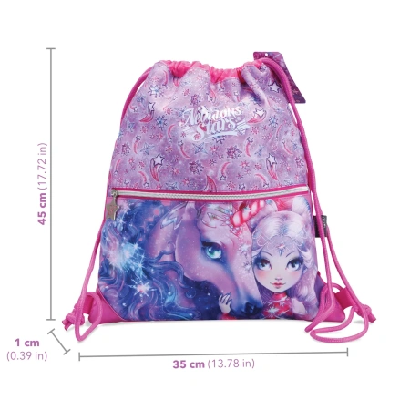 Серия Nebulia: Сумка-мешок для сменной обуви, спортивной одежды, для девочки - Сумки для обуви