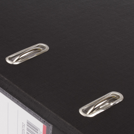 Папка-регистратор ОФИСМАГ с арочным механизмом, покрытие из ПВХ, 50 мм, черная, 225752 - Папки-регистраторы с арочным механизмом