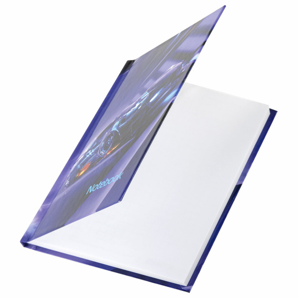 Блокнот МАЛЫЙ ФОРМАТ (110х147 мм), А6, 80 л., твёрдый, клетка, BRAUBERG KIDS, "Super Car", 114441 - Блокноты детские