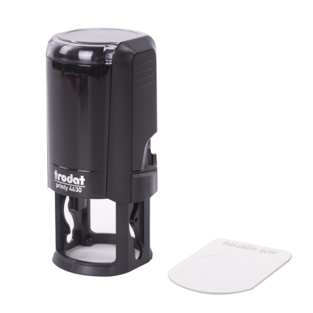 Оснастка для печатей, оттиск D=30 мм, синий, TRODAT 4630 PRINTY 4.0, подушка в комплекте, 80357 - Оснастки для печатей