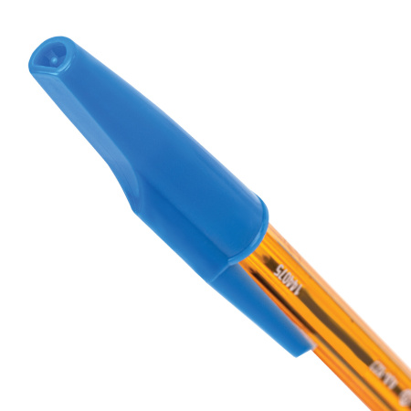 Ручка шариковая STAFF AA-927 ORANGE, СИНЯЯ, корпус тонированный оранжевый, узел 0,7 мм, линия письма 0,35 мм, без штрихкода, 144075 - Ручки шариковые неавтоматические